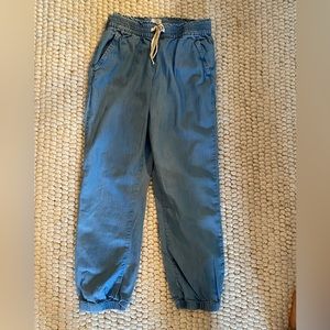 J Crew Crewcuts Girls Seaside Chambray Pants